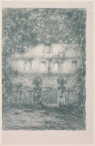 La maison au clair de lune - Henri Le Sidaner