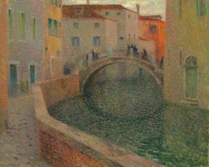 Le petit canal, soirée grise, Venise, 1907