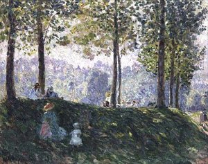 Enfants dans un parc