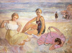 Trois femmes à la plage