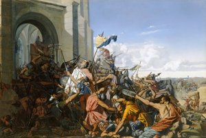 Mort de Robert le Fort à la bataille de Brissarthe, 866 - Henri Lehmann