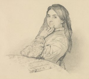 Portrait de sa mère, 1851 - Henri Lehmann