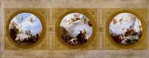 Esquisse pour la mairie du 6e arrondissement : Égalité. Liberté. Fraternité, vers 1887 - Henri Leopold Levy