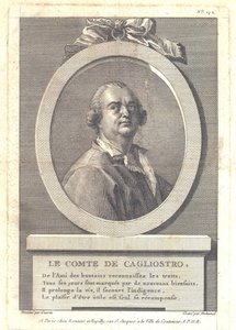 Comte Alessandro di Cagliostro 1743-1795, 1781 - Henri Louis Duhamel du Monceau