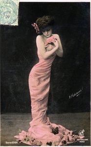 Idéal féminin vers 1900 : jeune beauté avec une silhouette très mince - Henri Manuel