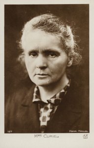 Marie Curie (1867-1934), physicienne et chimiste polonaise (photo n/b)