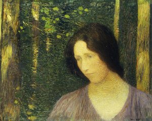 Tête de Femme - Henri Martin