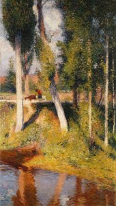 Paysage au bord de la rivière