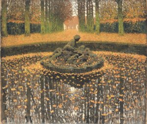 Le bassin de la Reine, Versailles, vers 1920 - Henri Martin
