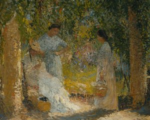Trois femmes dans le jardin, 1905-1915