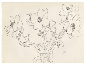 Anémones dans un vase - Henri Matisse