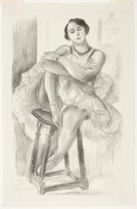 Danseuse assise sur un tabouret, extrait de Ten Dancers - Henri Matisse