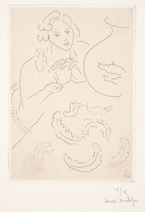 Figure près des poissons d