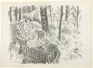 Fille sur une chaise - Henri Matisse