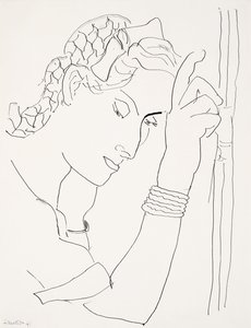 Tête de femme de profil - Henri Matisse
