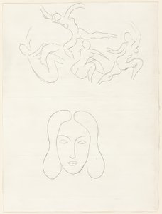 Hérodiade, Scène lV, planche treize des Poesies de Mallarmé - Henri Matisse