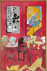 Grand intérieur rouge - Henri Matisse