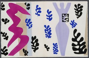 Le lanceur de couteaux. Extrait de « Jazz ». Planche XV. P. 106 - Henri Matisse