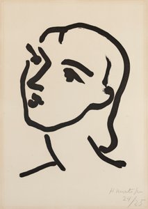 Nadia au cheveux lisse - Henri Matisse