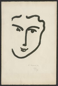 Nadia au sourire enjoué - Henri Matisse
