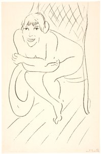 Femme nue dans un fauteuil à bascule - Henri Matisse