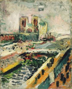 Notre-Dame, c.1900 (oil on canvas) - Henri Matisse