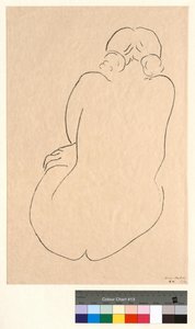 Nu assis, vu de dos - Henri Matisse