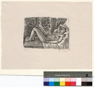 Nu couché au paravent Louis XIV - Henri Matisse