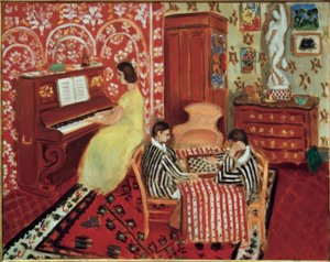 Pianiste et joueurs de dame - Henri Matisse