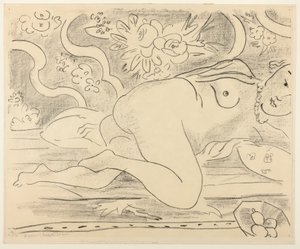 Nu couché avec une coupe de fruits - Henri Matisse