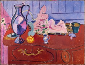 Nature morte avec cruche en étain