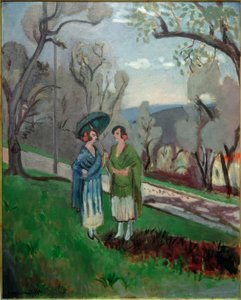 La conversation sous les oliviers