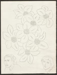 Les Fleurs, planche 6 des Poésies de Mallarmé