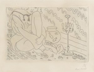 Femme assise dans un intérieur - Henri Matisse