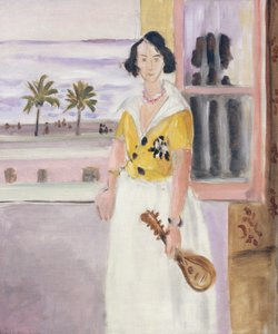Femme à la mandoline, vers 1921-22 (huile sur toile) - Henri Matisse