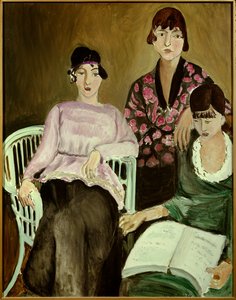 les trois soeurs 1917 (huile sur toile)