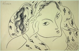 thème et variation l.5 1942 (dessin) - Henri Matisse