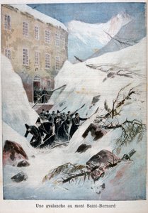 Avalanche au Mont Saint-Bernard, Suisse, 1897 - Henri Meyer