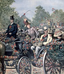 Parade de la bataille des fleurs, 1891 - Henri Meyer