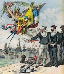 Entente fraternelle entre la Russie et la France - Henri Meyer