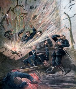Explosion au poste de police de la rue des Bons-Enfants, Paris, 1892 - Henri Meyer