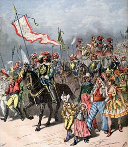 Carnaval français du bœuf gras, autrefois, 1891 - Henri Meyer