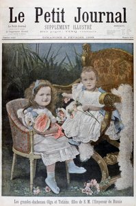Grandes-duchesses Olga et Tatiana de Russie, 1899 - Henri Meyer