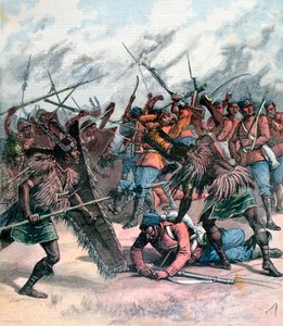Insurrection à Manpur, Inde, 1891 - Henri Meyer