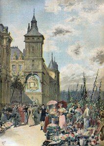 Marché aux fleurs de Paris - Henri Meyer