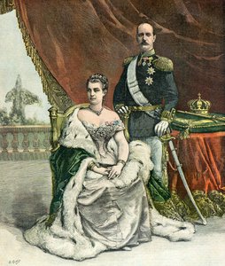 Portrait du roi Georges Ier de Grèce - Henri Meyer