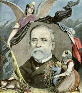 Portrait de Louis Pasteur,1895 (Illustration) - Henri Meyer