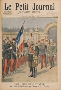 Le Prince Ferdinand (1861-1948) de Bulgarie au Palais de l