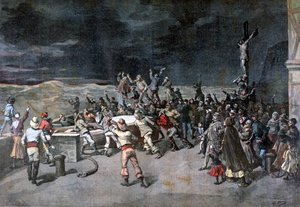 Scène sept, le sauvetage, de la pièce Maître d