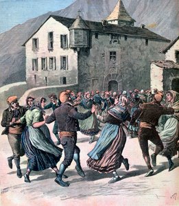 La Farandole, Andorre, 1891 - Henri Meyer